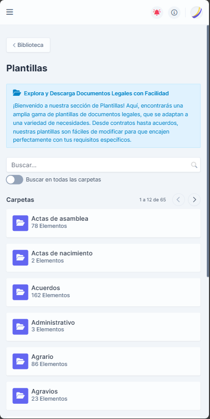 Biblioteca de Formatos